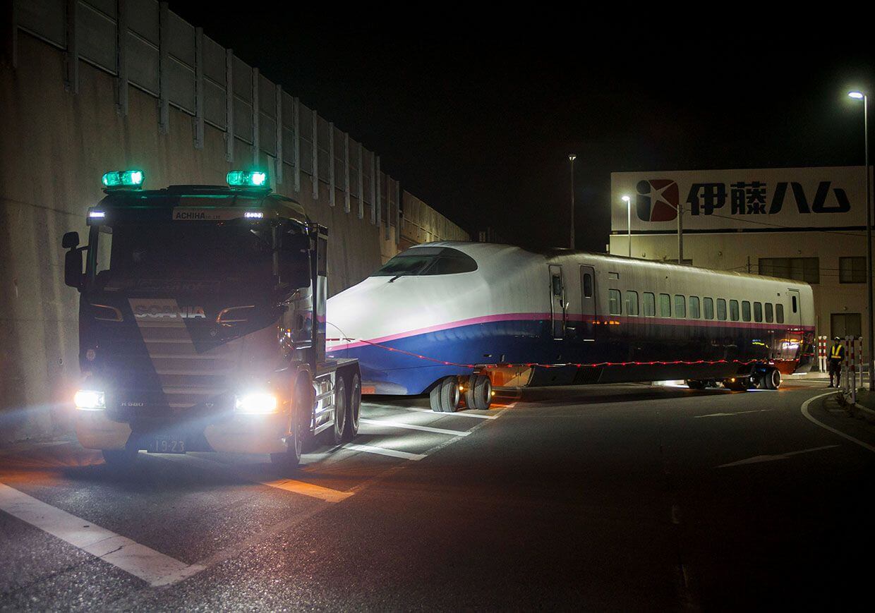 JR東日本E2系 新幹線　輸送2